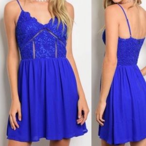 NWT Excellent Quality Soieblu Brilliant Cobalt Blue/Stunning Details